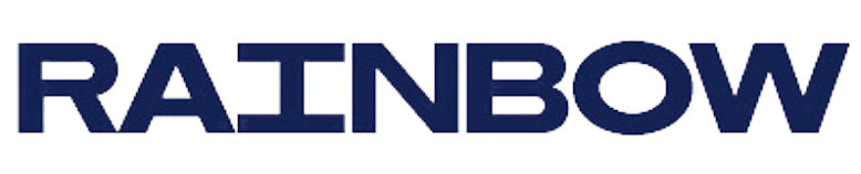 Rainbow logo NEXT logo